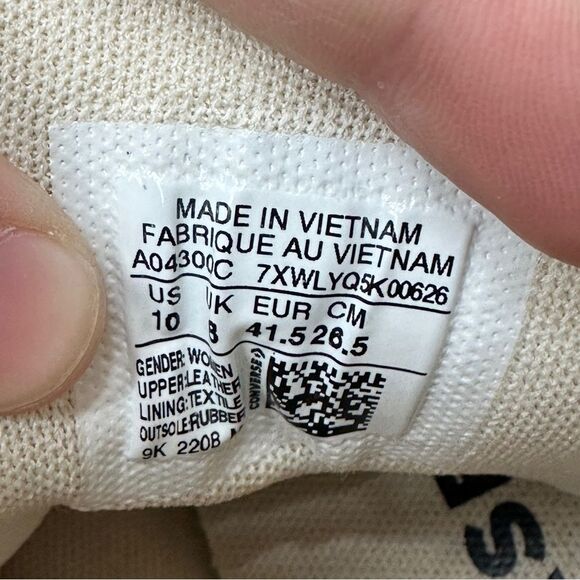 VHTF Converse platform floral suede high top athletic tennis shoes women's 10 - Picture 9 of 9